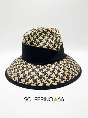 CAPPELLO IN PAGLIA CON DETTAGLIO COGNAC - immagine 3