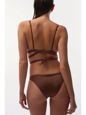 LOVE Stories Slip Bikini Coral Brown - immagine 2